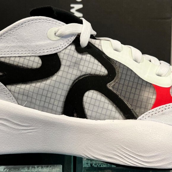 NIKE Jordan Delta 3 Low White Chile Red - Size 10 - Picture 6 of 11